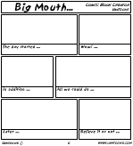 cartooning worksheet